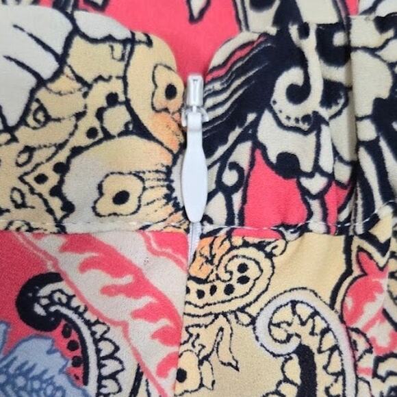 Chico’s Multicolor Floral A-Line Skirt Women’s 0.5 / US Small-Medium - Picture 8 of 9